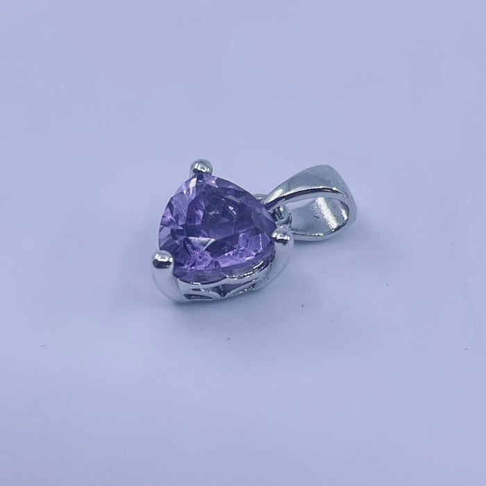 Sterling Silver Amethyst Pendant