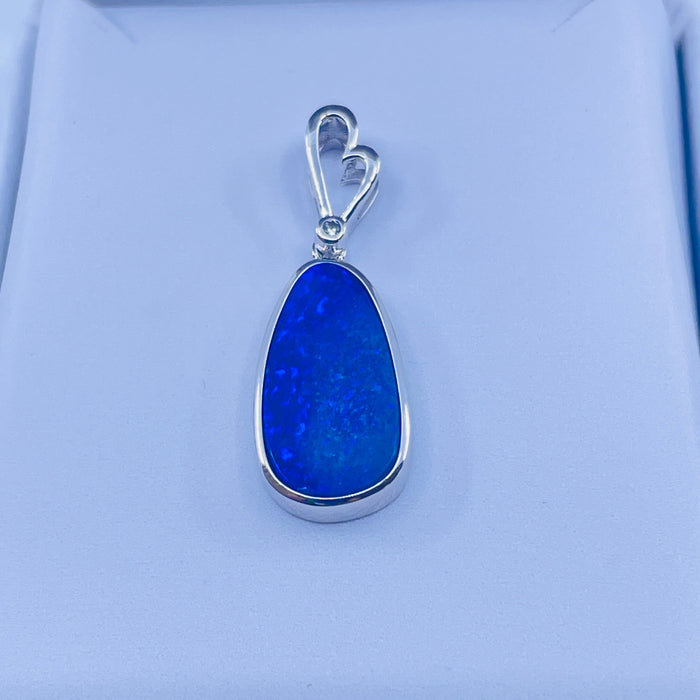Sterling Silver Freeform Opal Pendant