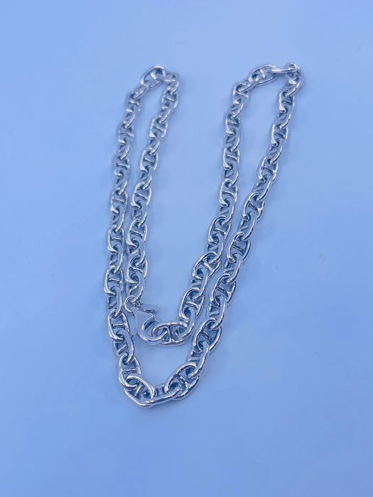 18” Sterling Silver Anchor link chain