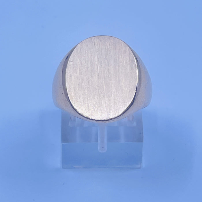 10kt Yellow Gold 19mm x 15mm Signet Ring