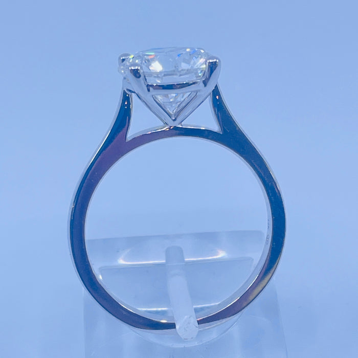 14kt White Gold 2.03ct E VVS Round lab grown Diamond Solitaire