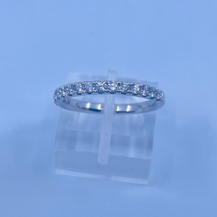 Platinum 16 SI2 GH Diamond .43ctw Wedding Ring
