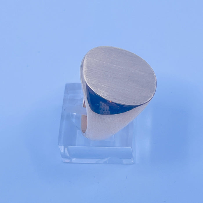 10kt Yellow Gold 19mm x 15mm Signet Ring