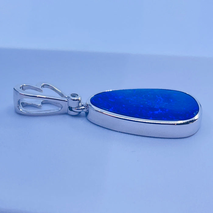 Sterling Silver Freeform Opal Pendant