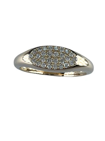 14kt White Gold .16ctw Diamond Ring