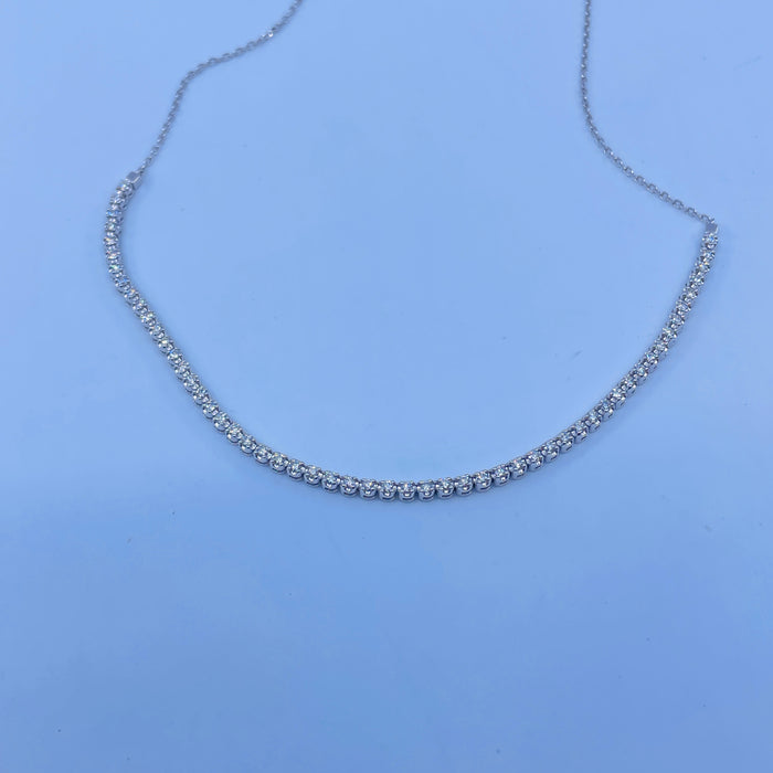 14kt White Gold 1.20ctw Diamond Necklace