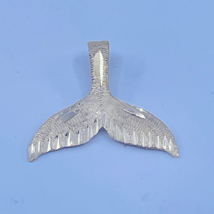 14kt Yellow Gold Whale Tail Pendant
