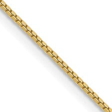 10k Yellow Gold 20” .90mm Box Chain