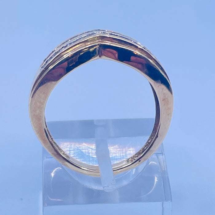 10kt Yellow Gold Diamond Fashion Ring