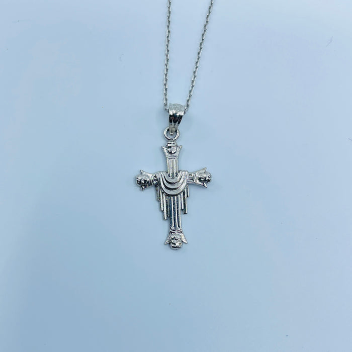 Sterling Silver fancy cross