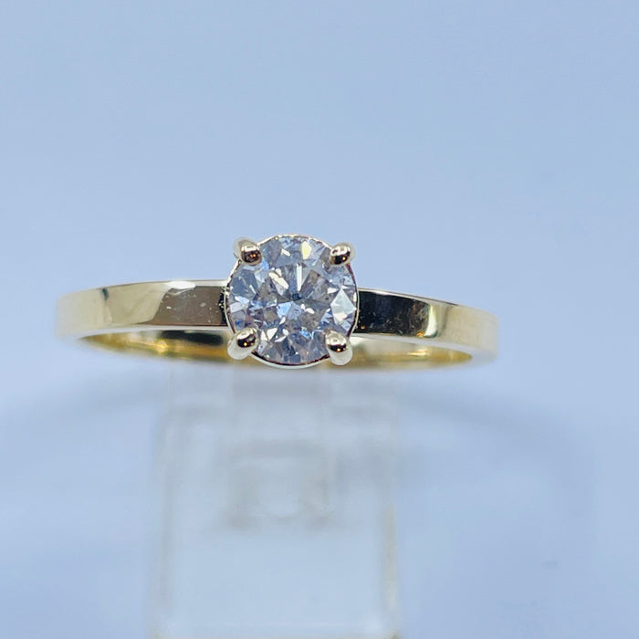 14kt Yellow Gold .62ct Diamond Solitaire ring