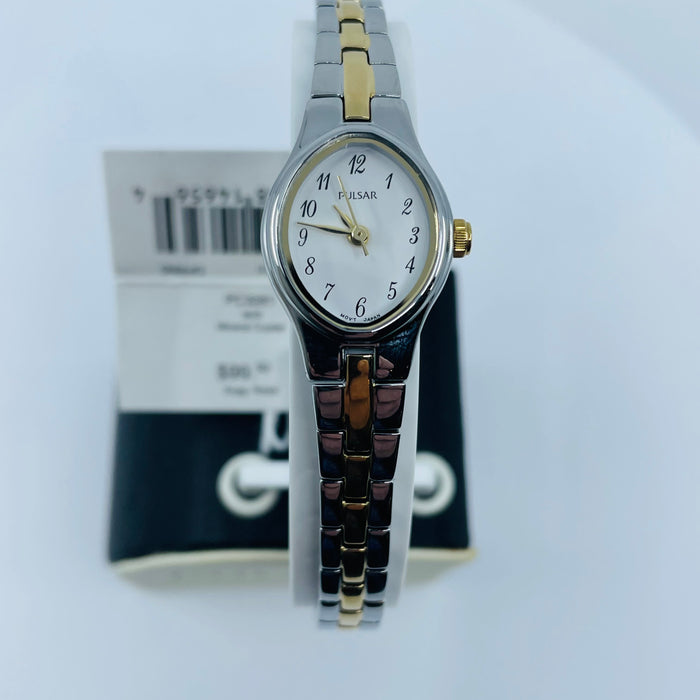 Pulsar Women's PC3281 Basic Dress Analog Display Quartz Two Tone Watch