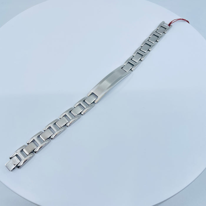 Stainless Steel ID bracelet 8.25”