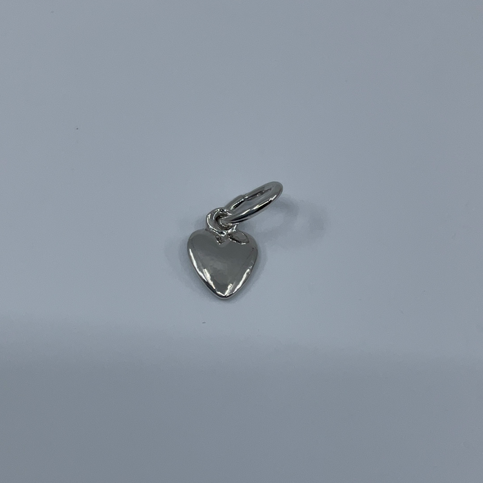 Sterling Silver puffed heart
