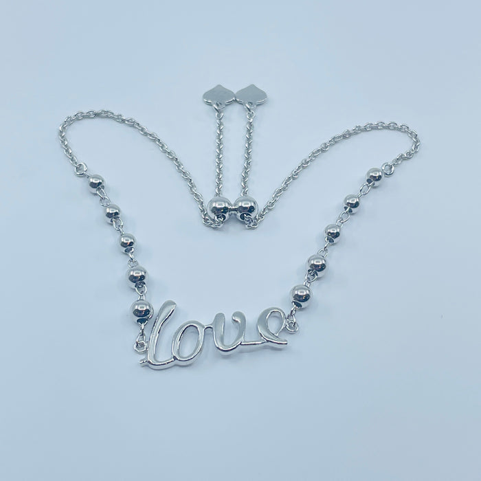 Sterling Silver LOVE Bracelet