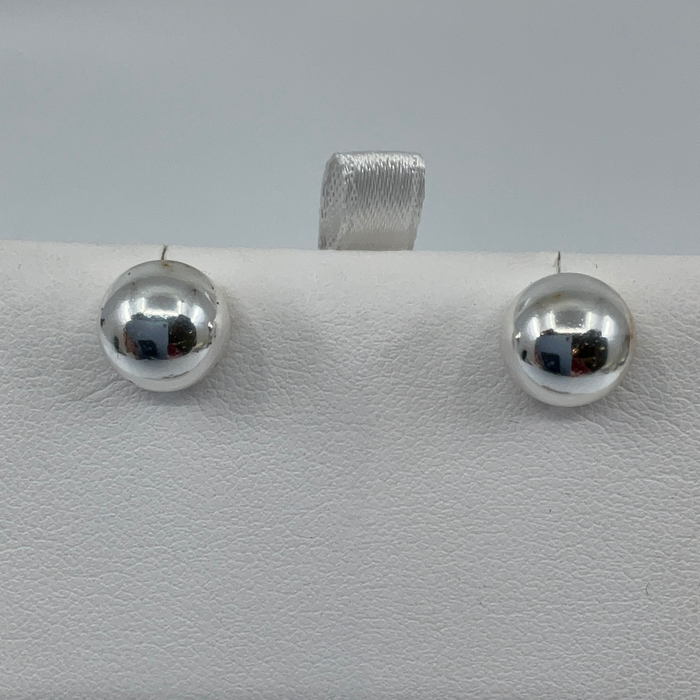 Sterling silver 10mm Ball Earrings