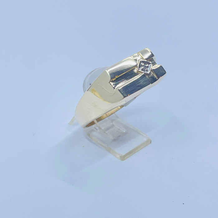 10kt Yellow Gold Diamond Ring .03ct
