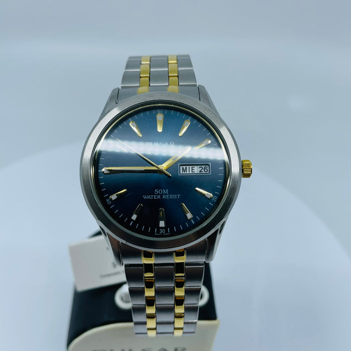 Pulsar Men's PXN197X Quartz Two Tone Watch