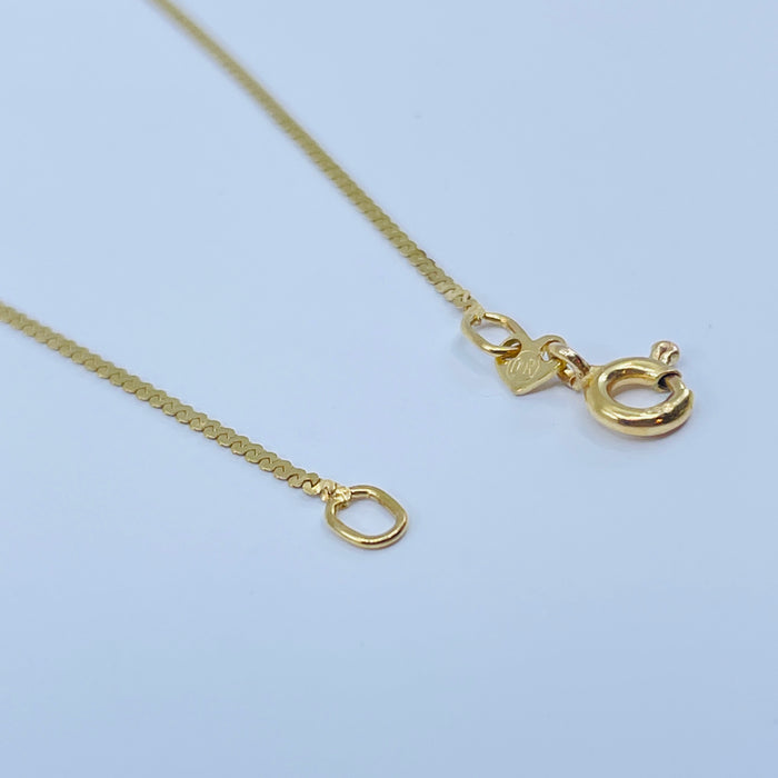 14kt Yellow Gold 18” chain
