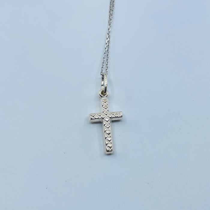 Sterling Silver Cross approx 1” long
