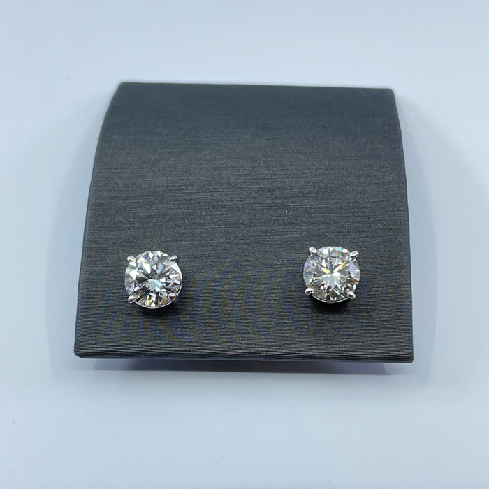 14kt White Gold 2.00ctw VS2 G Lab Grown Round Diamond stud Earrings