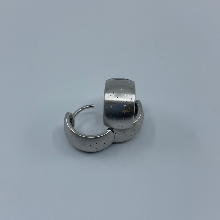 Sterling silver huggie earrings