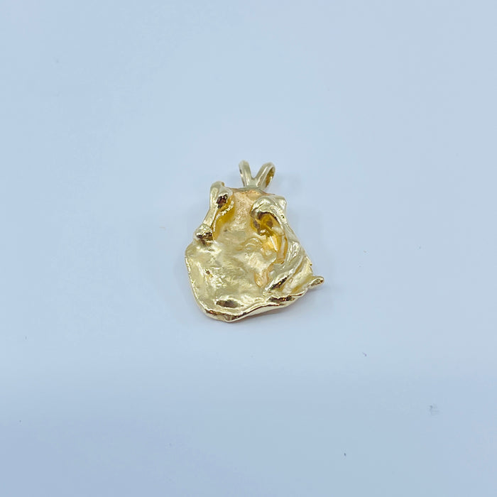 14kt nugget Pendant