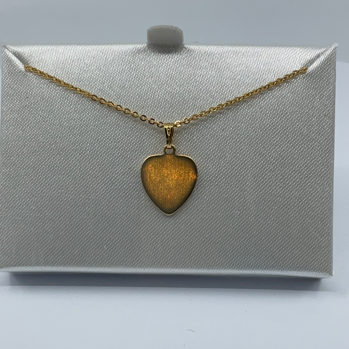 Gold tone Heart pendant
