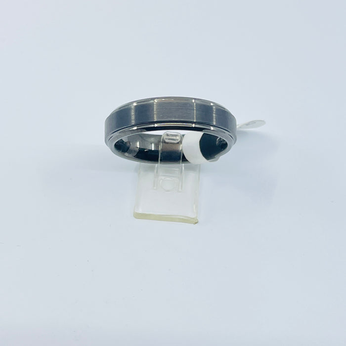 Black Tungsten carbide 6mm band size 10