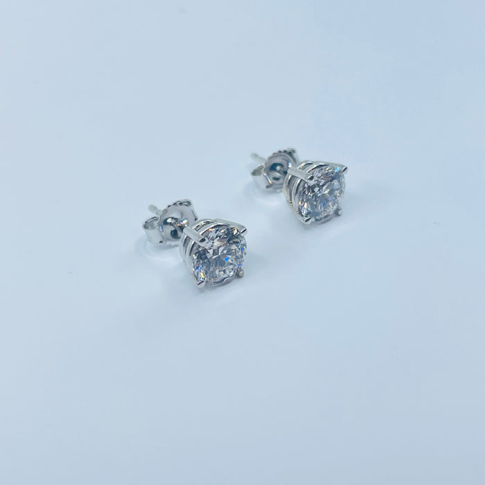 14kt White Gold 1.47ctw F VS2 Lab Created Diamond Earrings