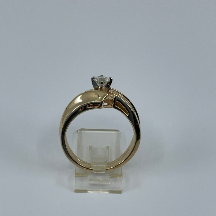 14kt Yellow Gold 1/2ctw Diamond Wedding Set