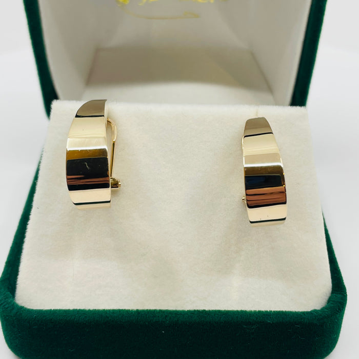 14kt Yellow Gold Earrings with lever backs