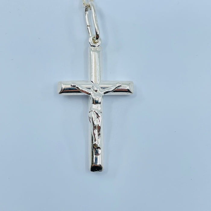Sterling Silver Crucifix on 18” chain