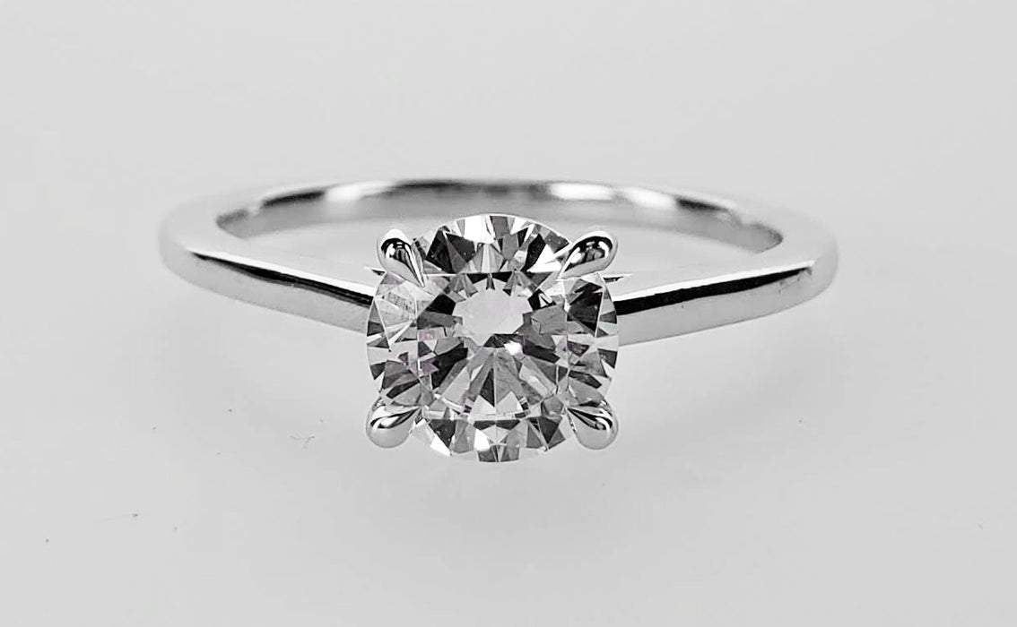 Cathedral solitaire mounting to hold a 1ct round stone