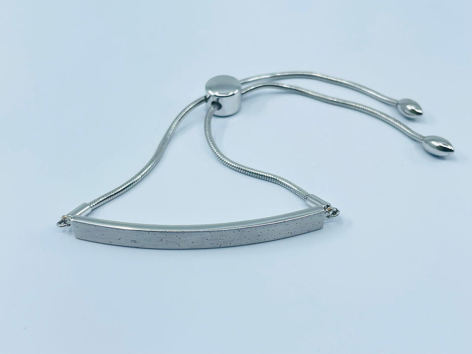 Sterling Silver adjustable bar Bracelet