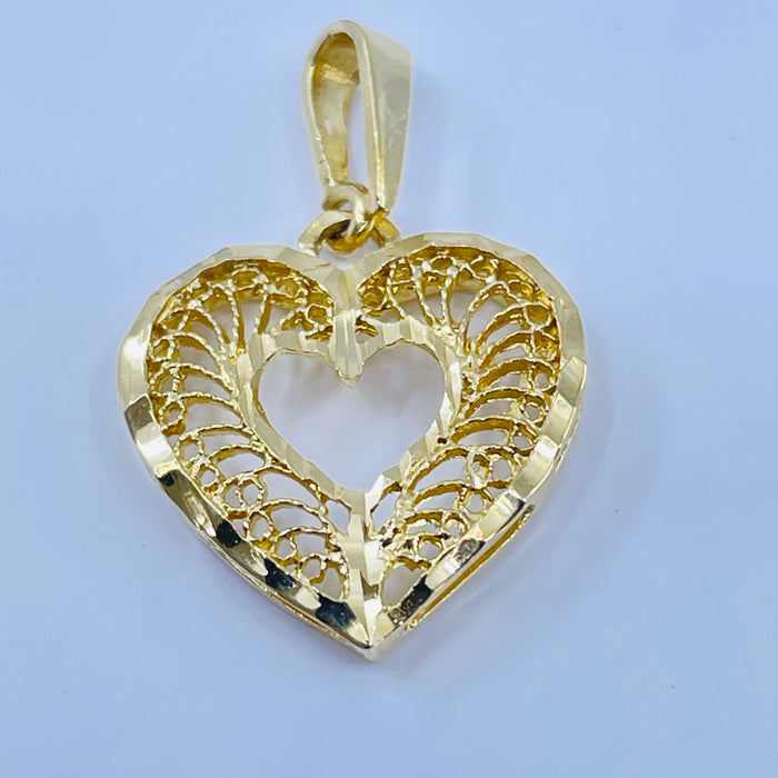 14kt Heart pendant/charm