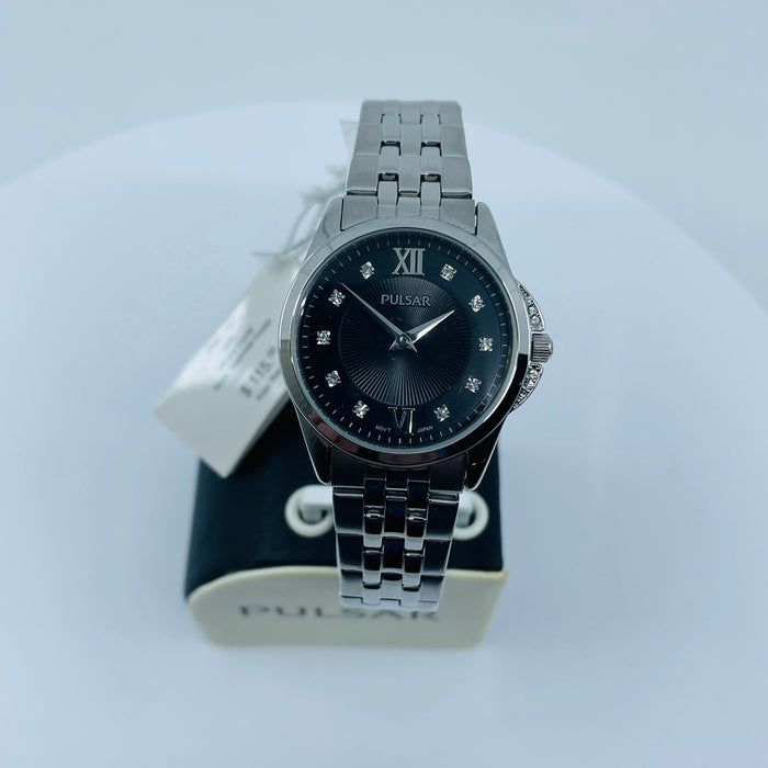 Pulsar Women's PM2167 Dress Analog Display Quartz Silver Watch