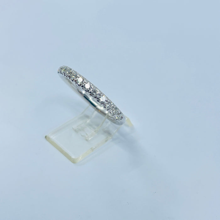 14kt White Gold 13 Diamond 1/2ctw Band