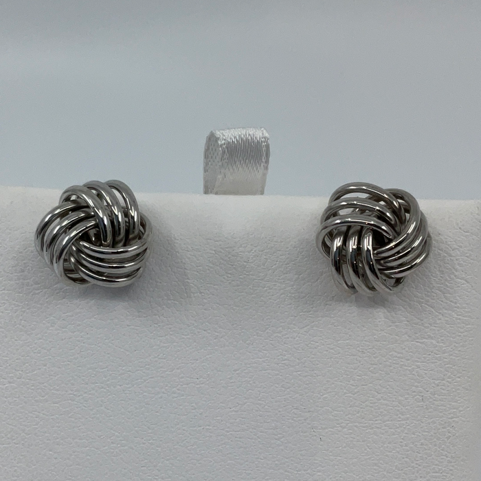 Sterling silver Knot Earrings