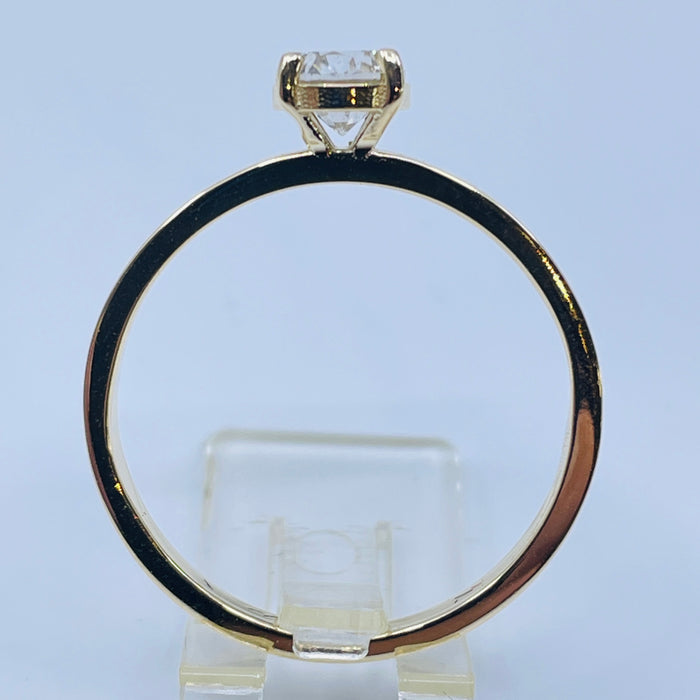 14kt Yellow Gold .62ct Diamond Solitaire ring