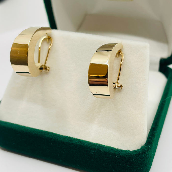 14kt Yellow Gold Earrings with lever backs