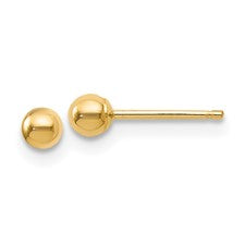 Leslie's 14K Polished 3mm Ball Post Earrings