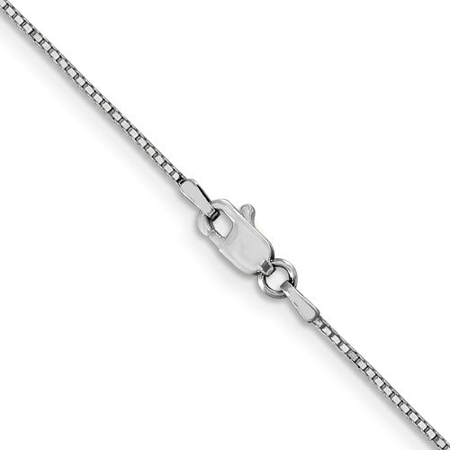 Leslie's 14K White Gold 18” .9mm Box Chain